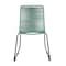 Armen Living Shasta Outdoor Metal and Wasabi Rope Stackable Dining Chair, PK2 LCSHSIWSB - alternate 8